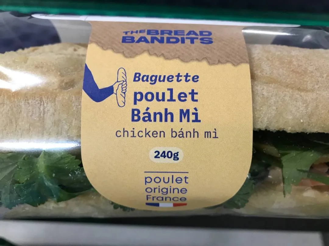 Illustration du rappel 🚨 ALERTE SANITAIRE : Baguettes Poulet Banh Mi The Bread Bandits - Risque de Listéria