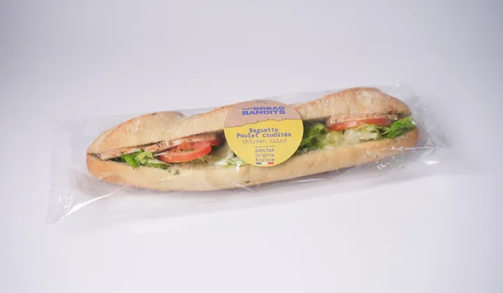 Illustration du rappel ⚠️ ALERTE : Baguettes Poulet Crudités The Bread Bandits - risque de contamination à la listéria