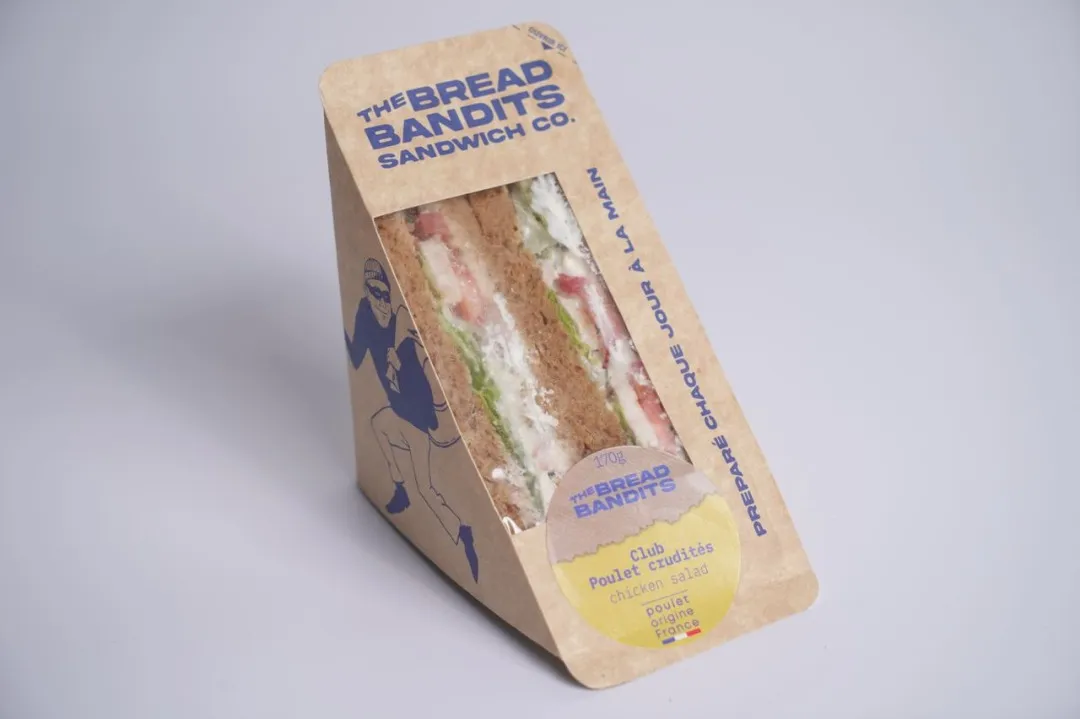 Illustration du rappel ⚠️ ALERTE : Sandwichs 'Club Poulet Crudités' The Bread Bandits - risque de contamination à la listéria