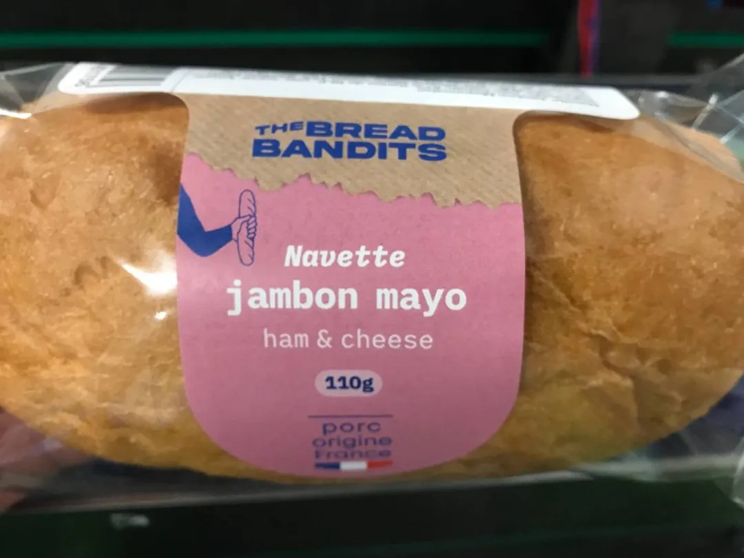 Illustration du rappel ⚠️ ALERTE : Navettes Jambon-Mayo The Bread Bandits - risque de contamination à la listéria