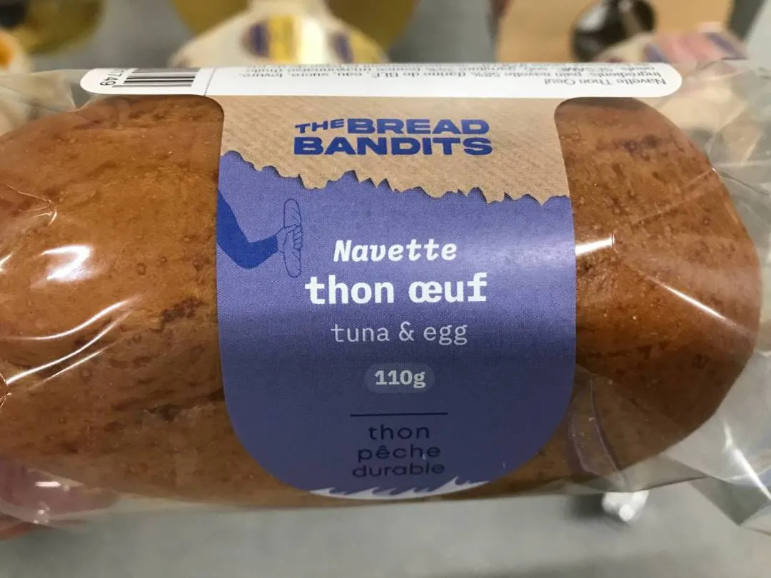 Illustration du rappel 🚨 ALERTE SANITAIRE : Navettes Thon-Œuf The Bread Bandits - risque de listéria