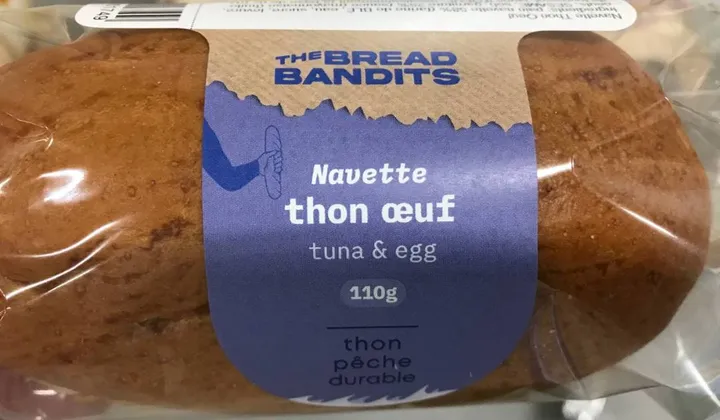 Illustration du rappel 🚨 ALERTE SANITAIRE : Navettes Thon-Œuf The Bread Bandits - risque de listéria