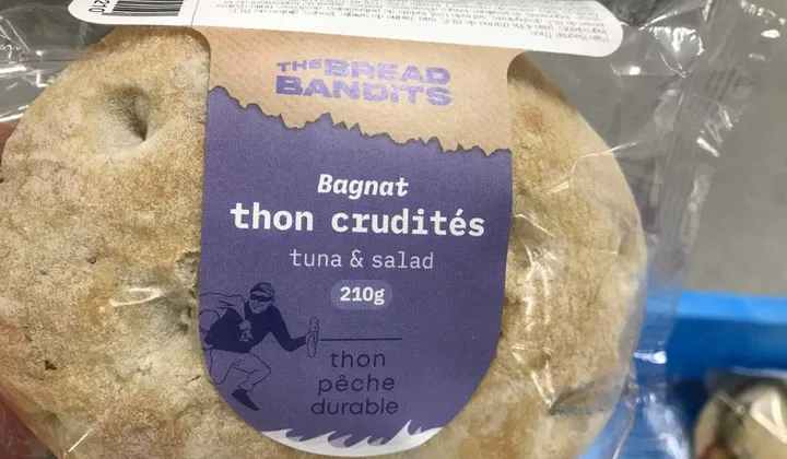 Illustration du rappel 🚨 ALERTE SANITAIRE : Pain Bagnat Thon The Bread Bandits - risque de listéria