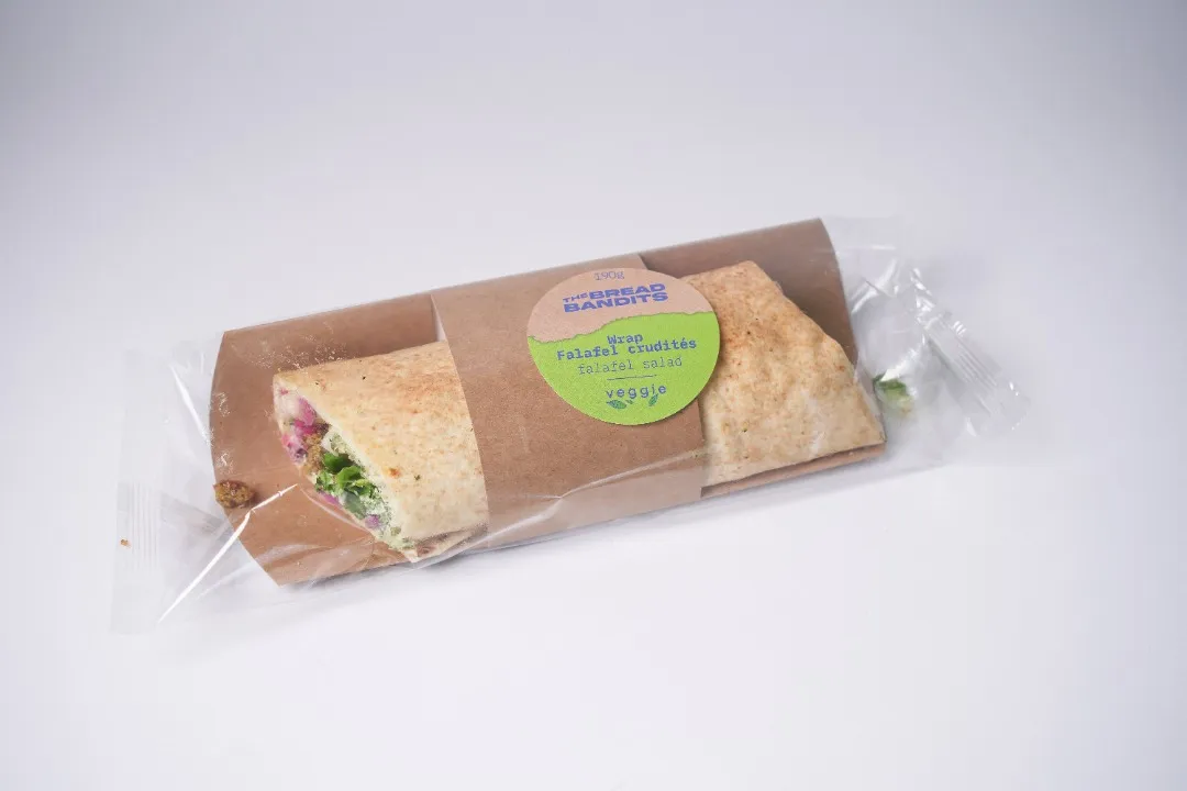 Illustration du rappel ⚠️ ALERTE : Wraps Falafel The Bread Bandits - risque de contamination à la listéria