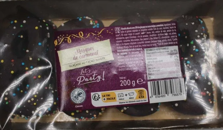 Illustration du rappel 🚨 ALERTE ALLERGÈNES : Masques de carnaval rappelés - présence de lait non signalée