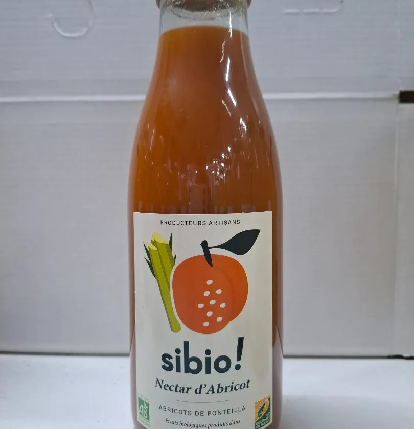 Illustration du rappel 🚨 ALERTE : Nectar d'abricot bio Si Bio rappelé - défaut de pasteurisation